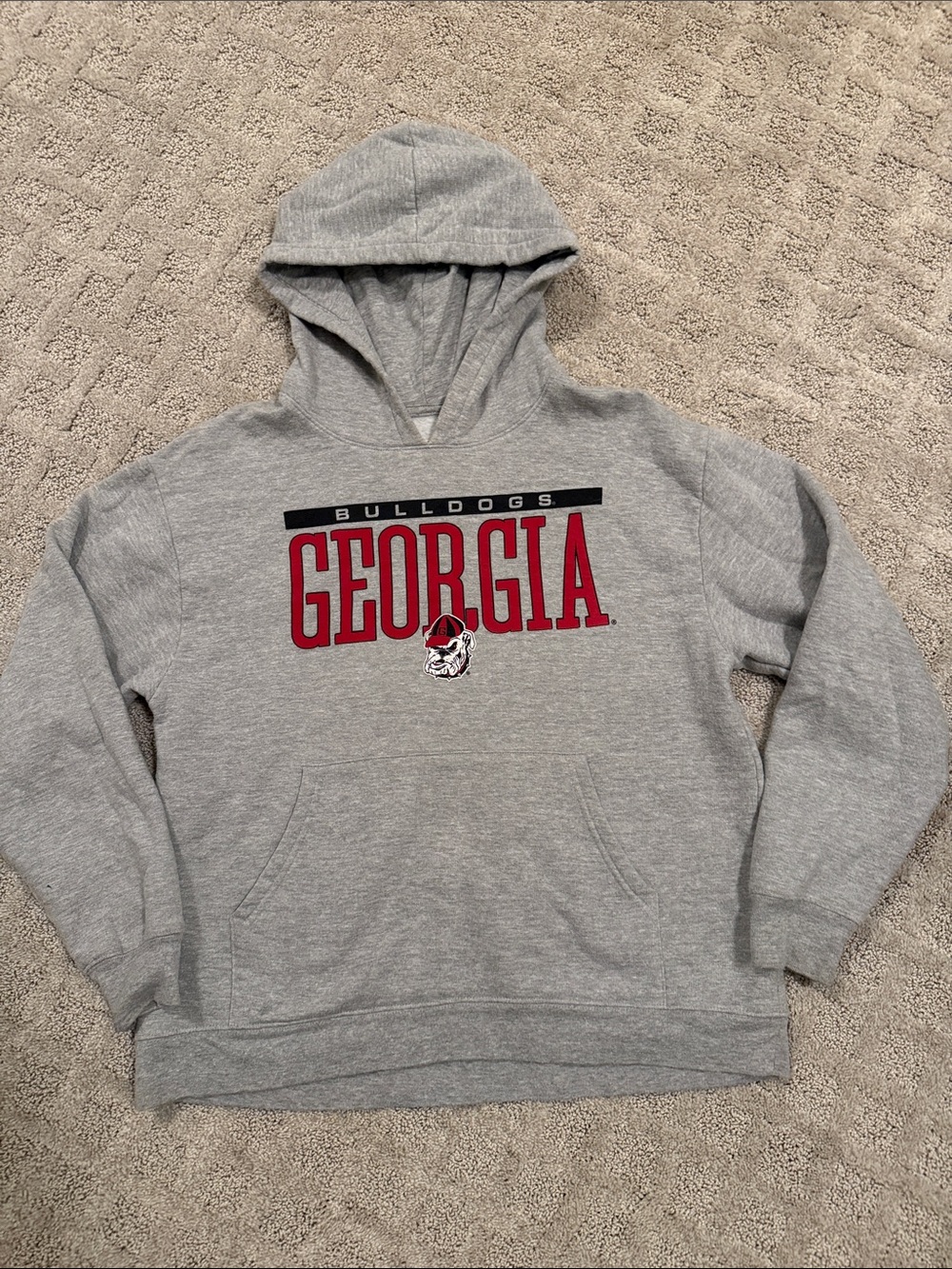 Georgia Bulldogs Men's Grey Crewneck Sweatshirt